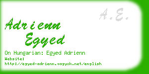 adrienn egyed business card